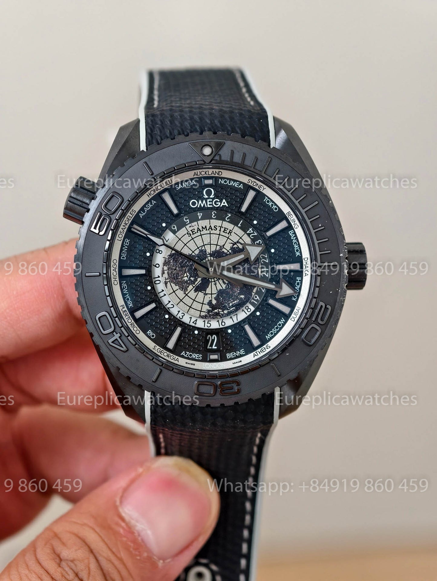 Omega Planet Ocean 600M Seamaster versione migliore 1:1 VS Fabbrica Nero ceramica Edizione