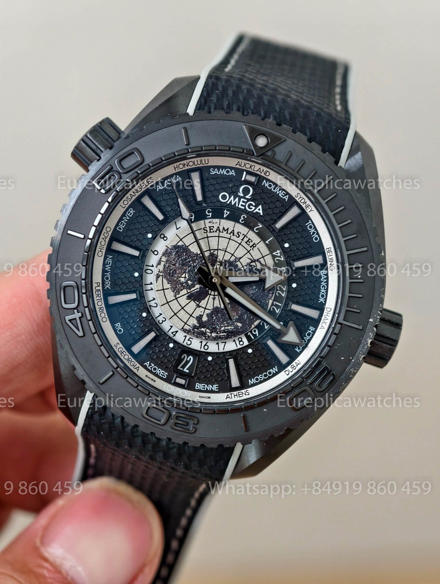 Omega Planet Ocean 600M Seamaster versione migliore 1:1 VS Fabbrica Nero ceramica Edizione