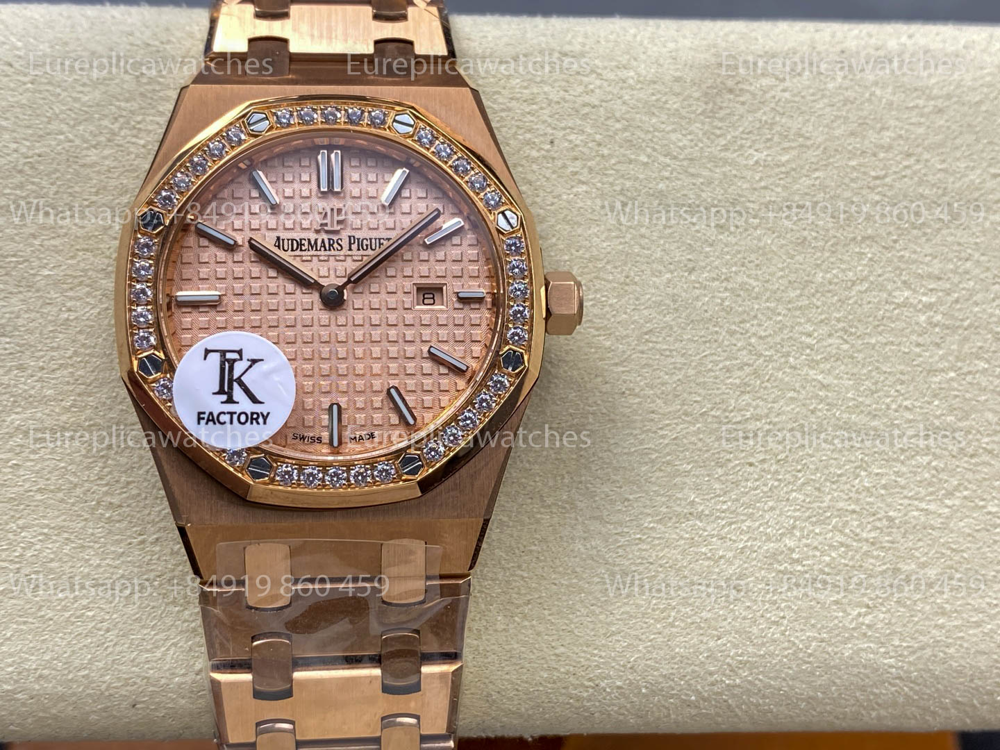Audemars Piguet Royal Oak Quartz 33mm 67651 RS-D Yellow Dial TK Fabbrica versione migliore 1:1