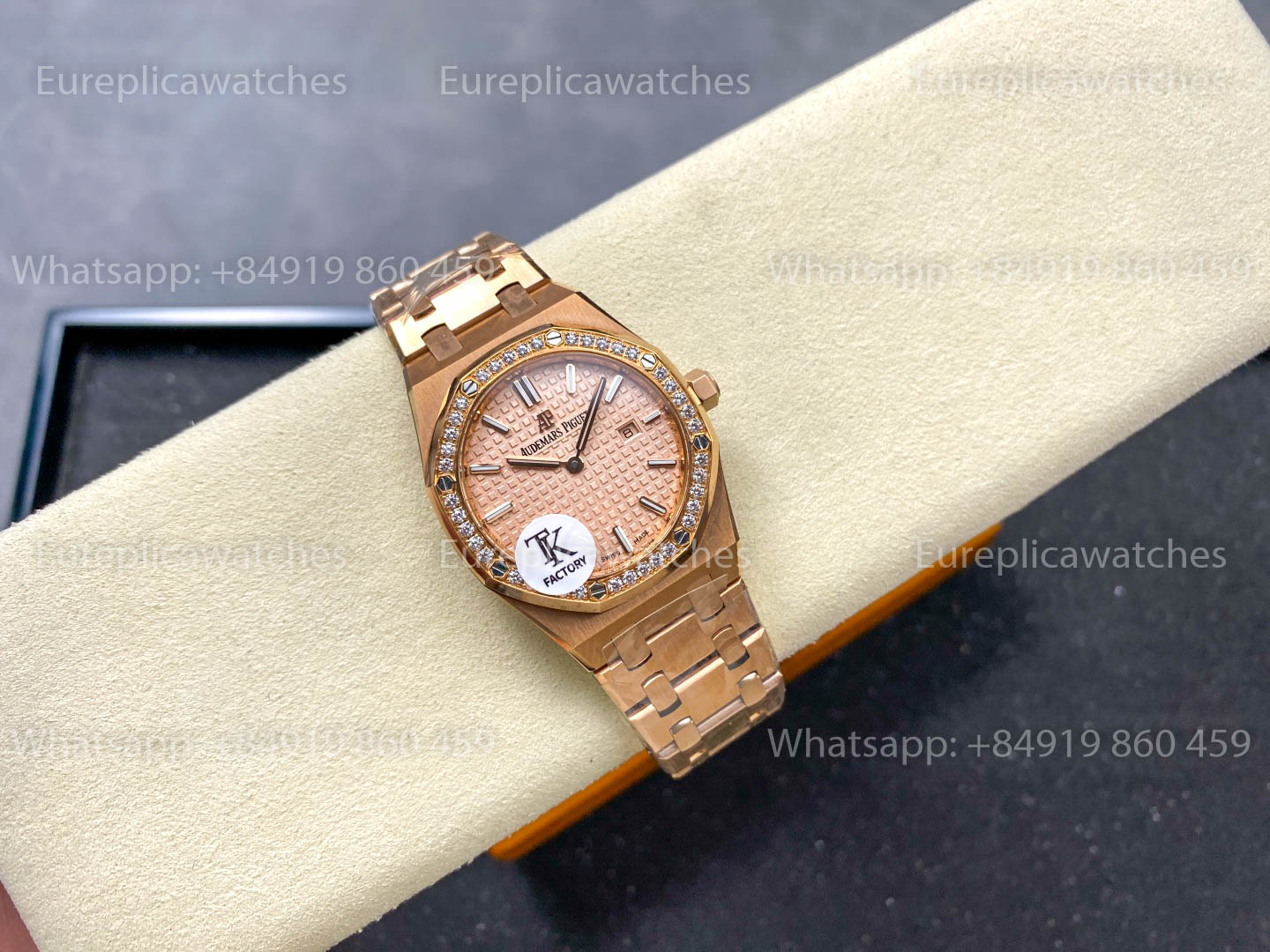 Audemars Piguet Royal Oak Quartz 33mm 67651 RS-D Yellow Dial TK Fabbrica versione migliore 1:1