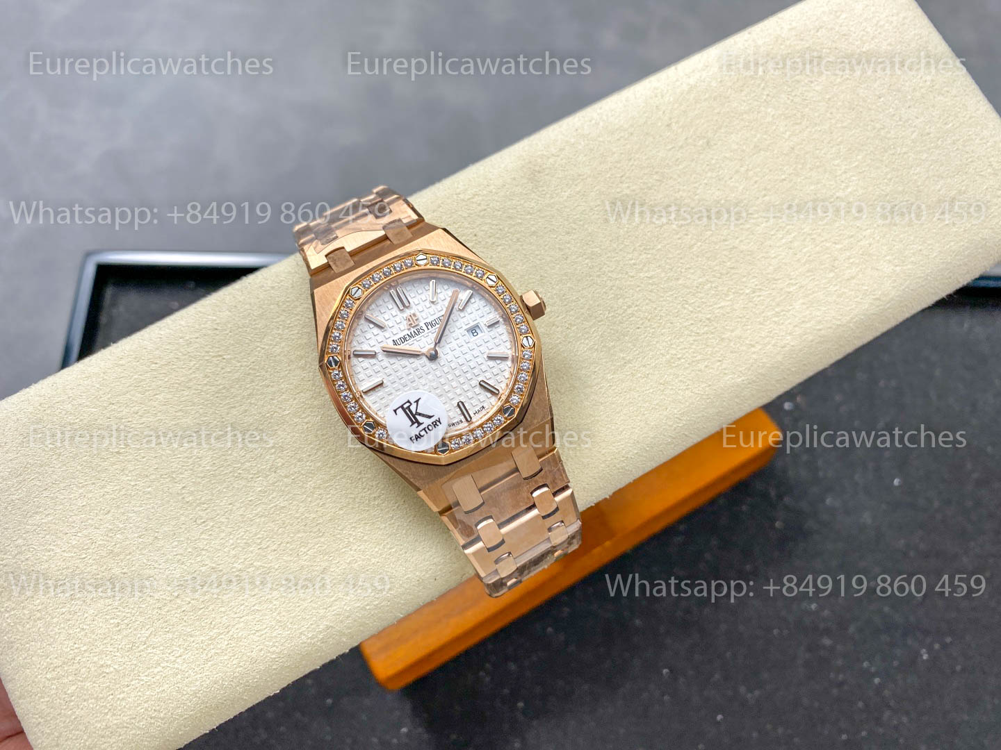 Audemars Piguet Royal Oak Quartz 33mm 67651 RS-D White Dial TK Fabbrica versione migliore 1:1