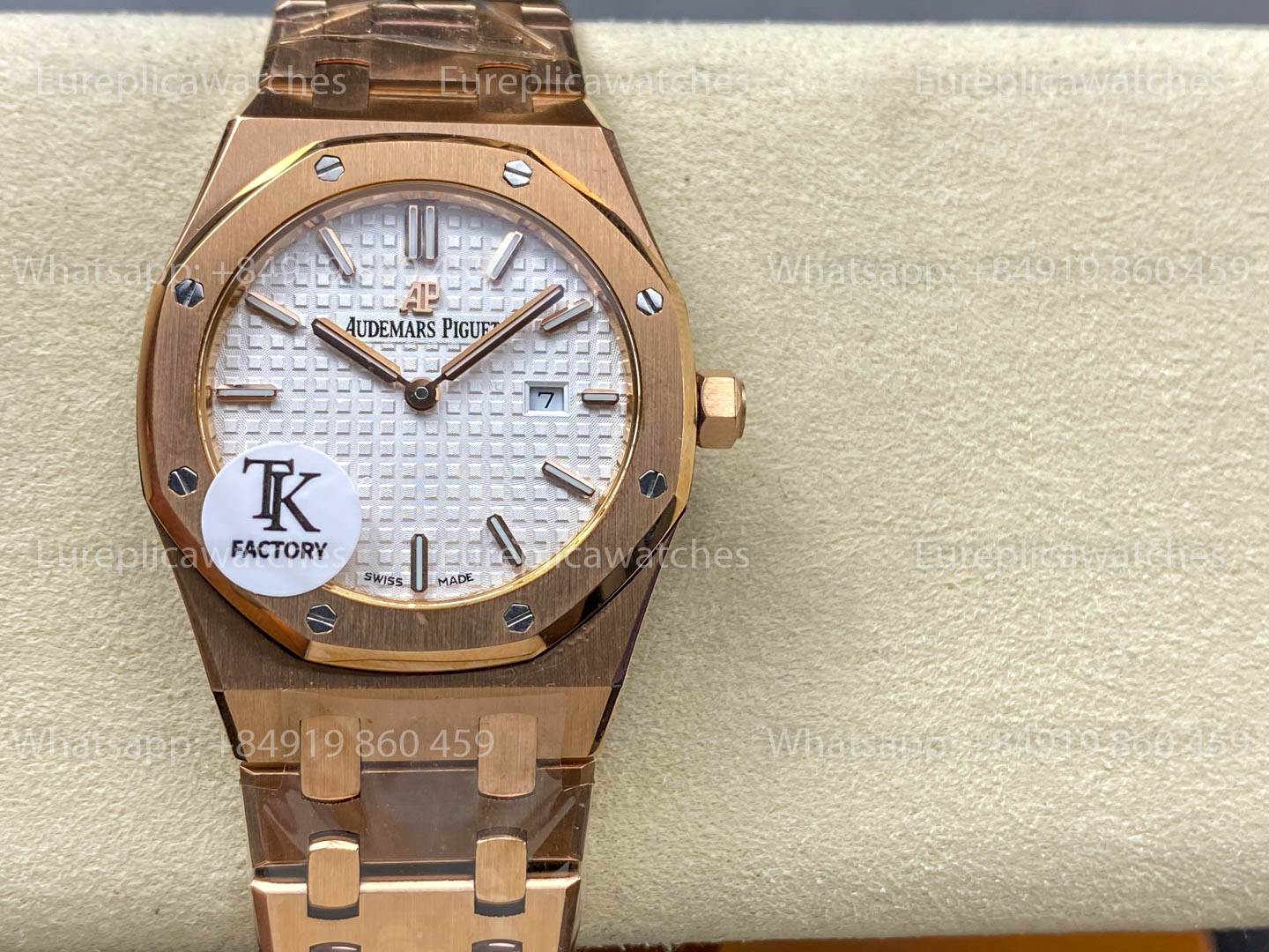 Audemars Piguet Royal Oak Quartz 33mm 67651 RS-F White Dial TK Fabbrica versione migliore 1:1