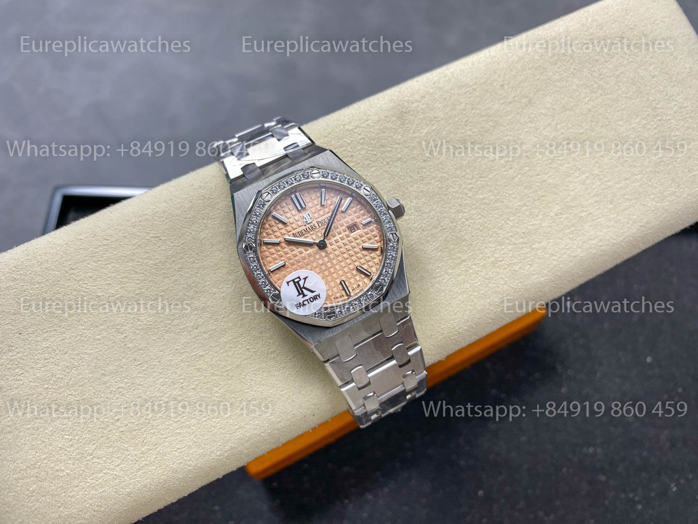 Audemars Piguet Royal Oak Quartz 33mm 67651SR Yellow Diamonds Dial TK Fabbrica versione migliore 1:1