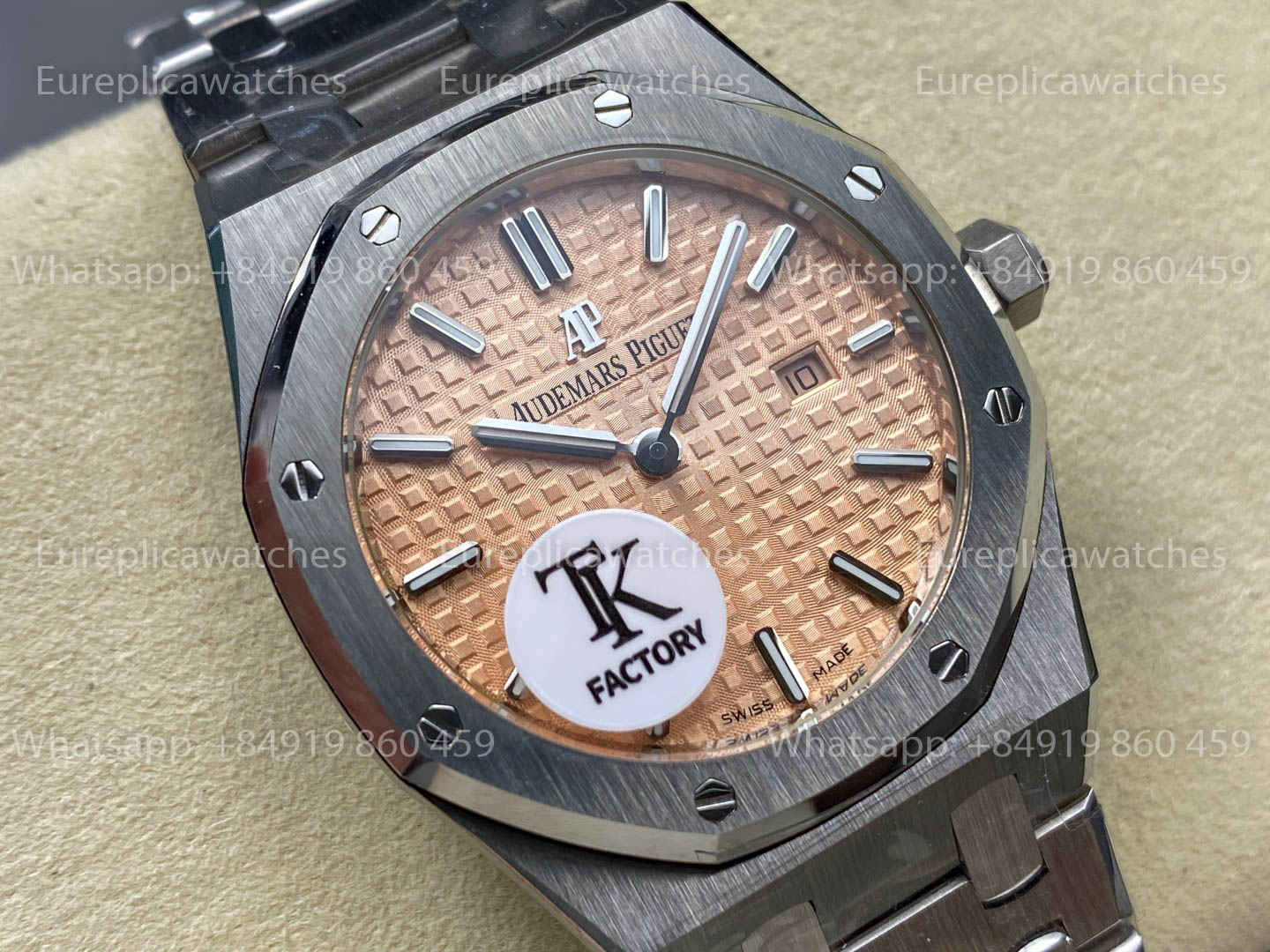 Audemars Piguet Royal Oak Quartz 33mm 67651SR Yellow Dial TK Fabbrica versione migliore 1:1