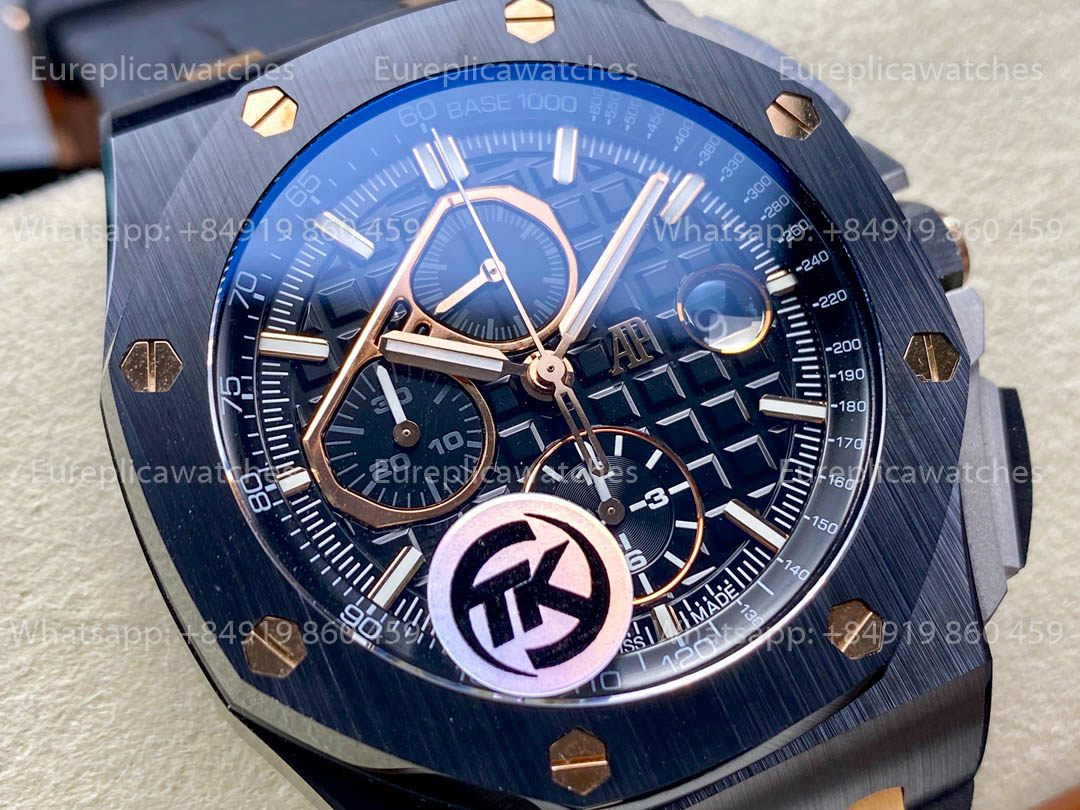 Audemars Piguet Royal Oak Offshore 26568OM TK Fabbrica versione migliore 1:1 Rubber cinturino
