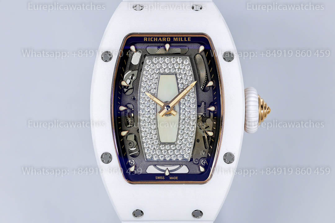 Richard Mille RM 07-01 White Ceramic MOP -Lip versione migliore 1:1 ZF Fabbrica