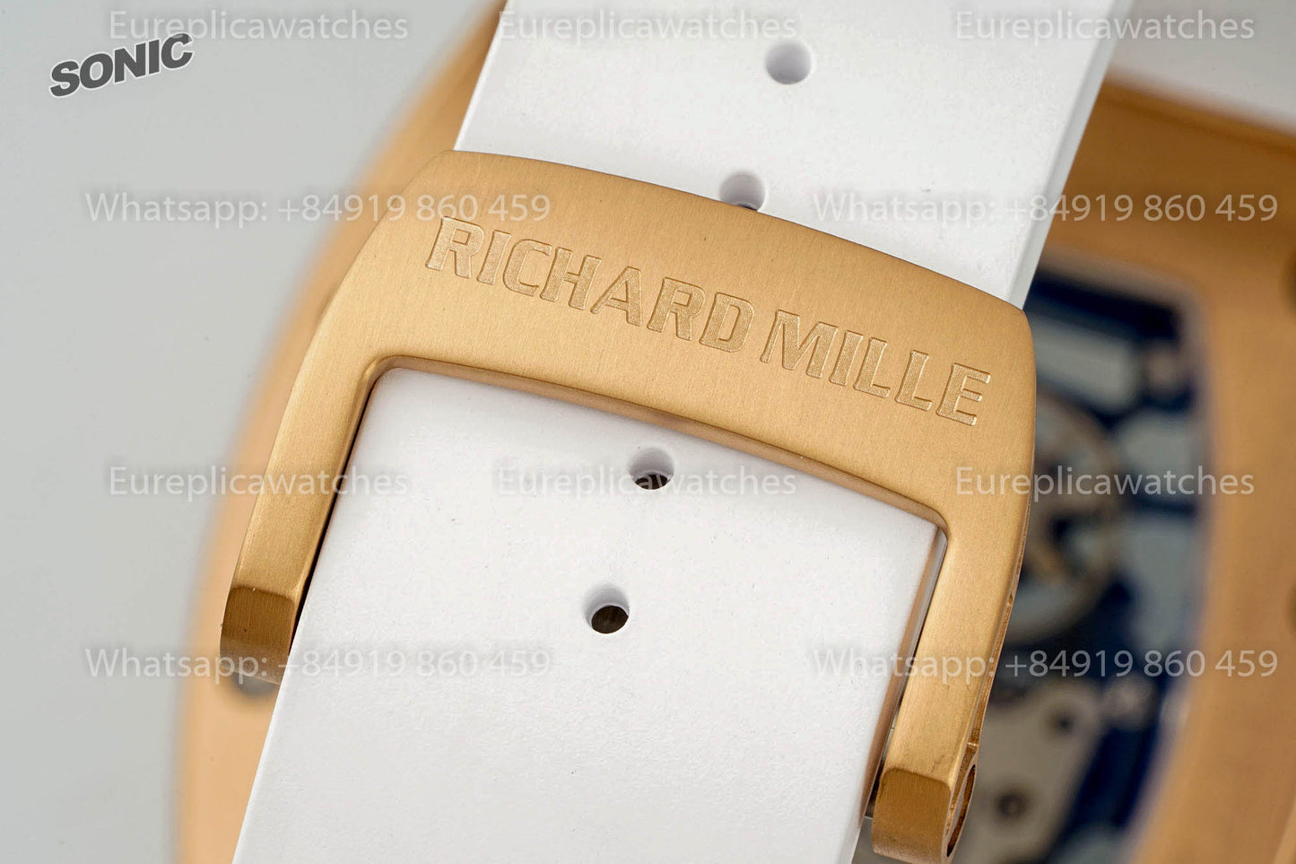 Richard Mille RM035 Americas Gold Toro versione migliore 1:1 Sonic Fabbrica V4 White cinturino