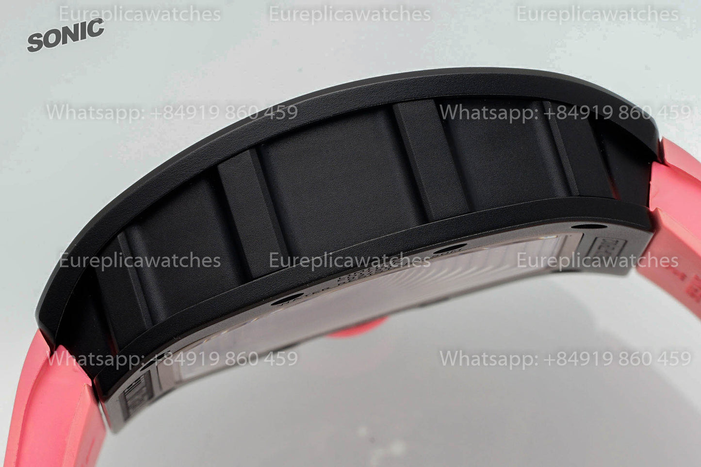 Richard Mille RM035 Americas Black Toro versione migliore 1:1 Sonic Fabbrica V4 Pink cinturino