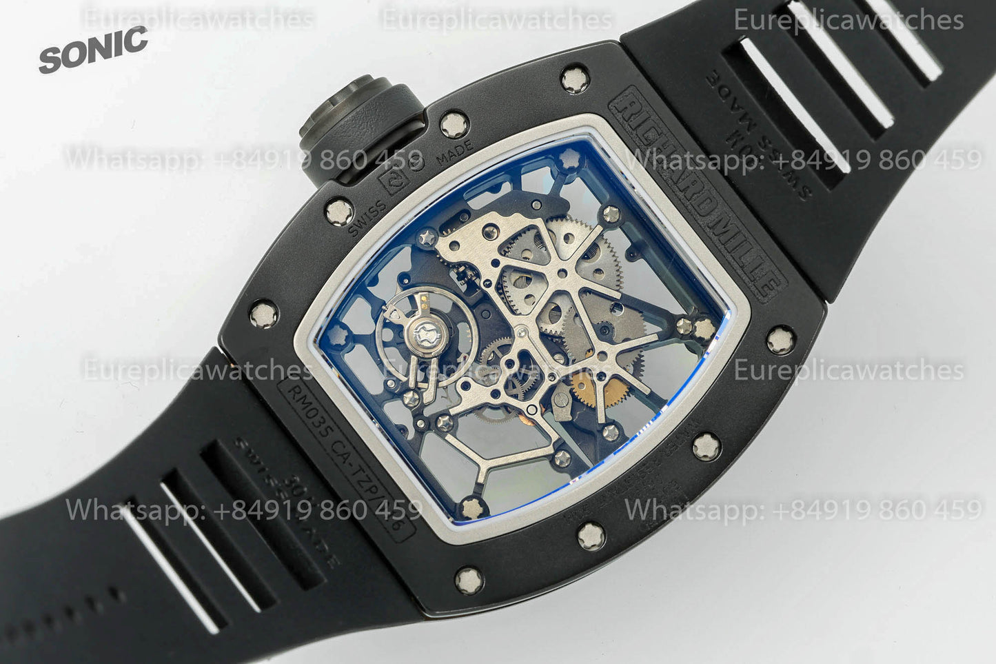 Richard Mille RM 035 RM035 Rose Gold TZP Americas Black Toro versione migliore 1:1 Sonic Fabbrica V4