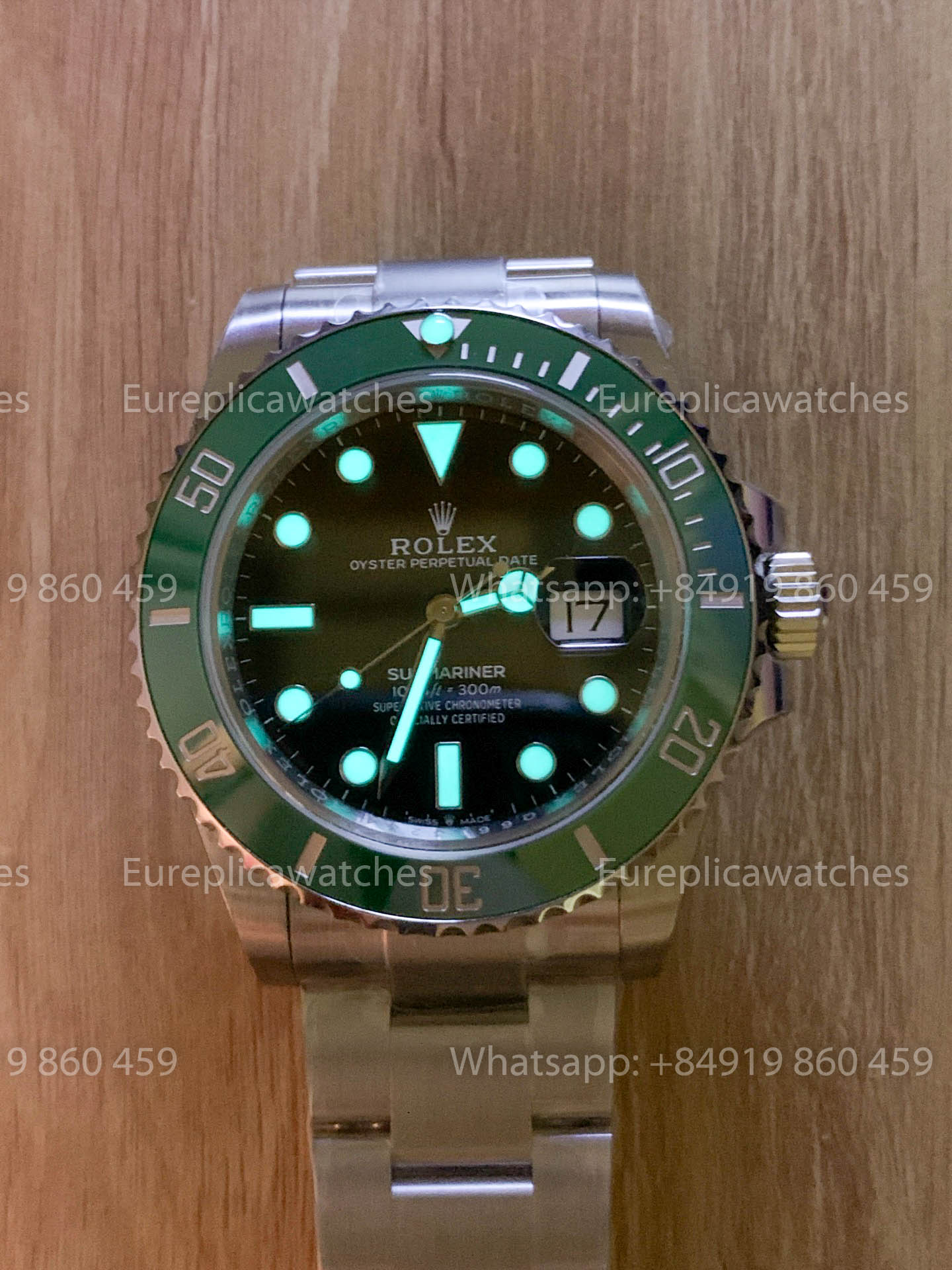 Rolex Submariner 116610LN Submariner Kermit versión mejorada 1:1 VS Fabbrica 3235 movimiento 2025 Versión