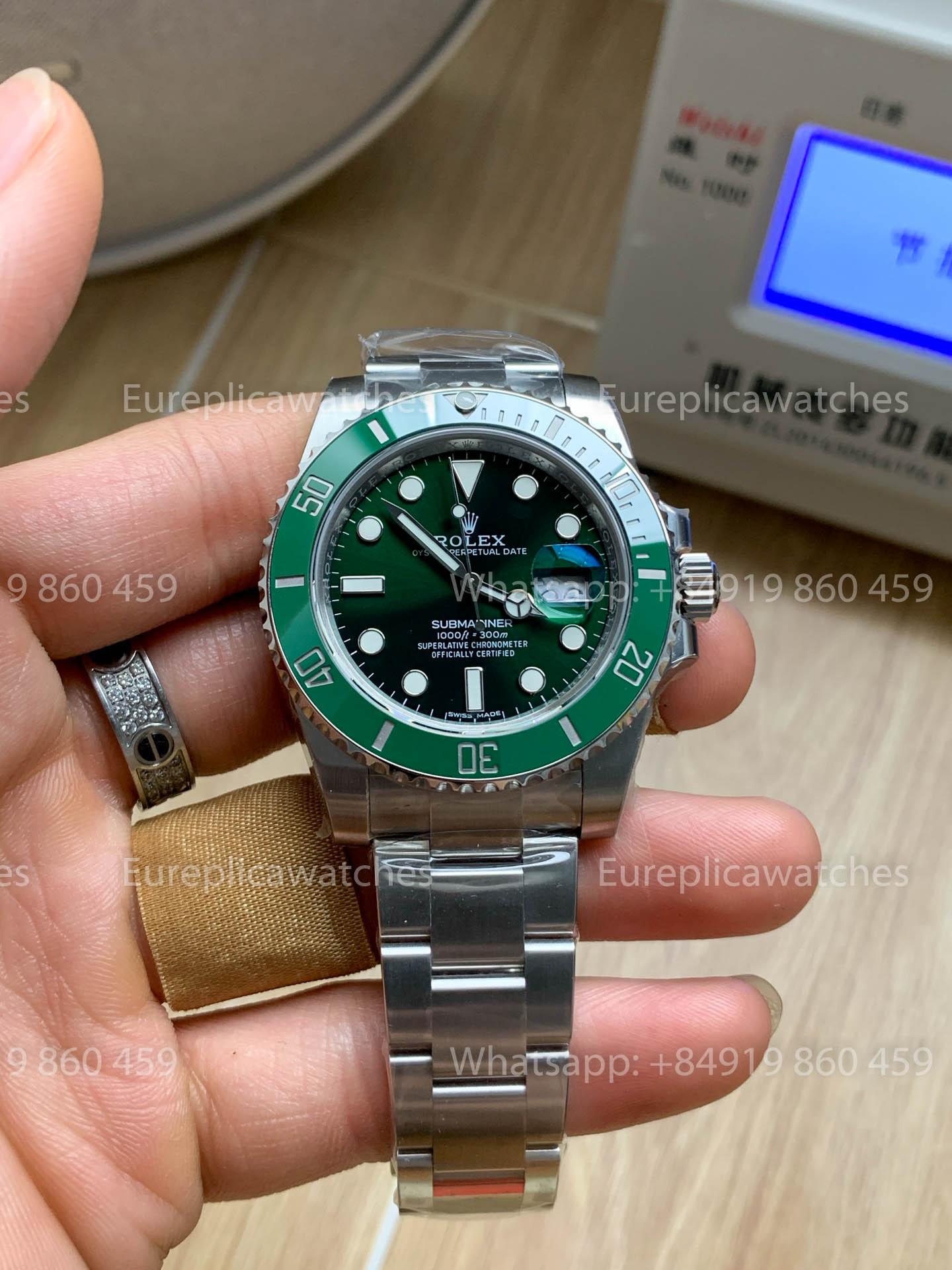Rolex Submariner Date 116610LV quadrante verde Submariner Hulk versione migliore 1:1 VS Fabbrica