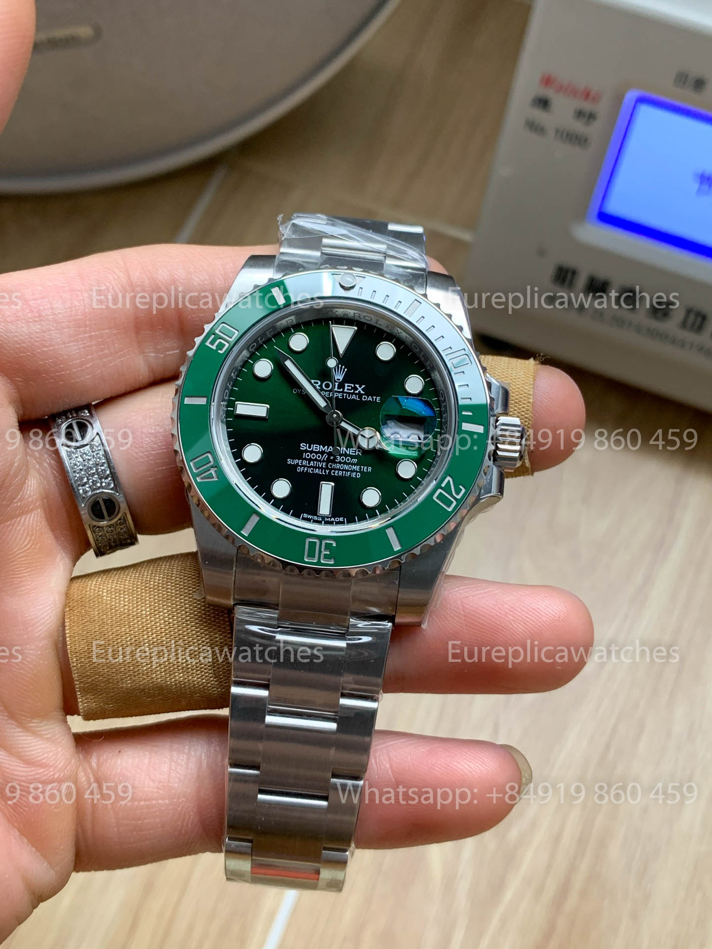 Rolex Submariner Date 116610LV quadrante verde Submariner Hulk versione migliore 1:1 VS Fabbrica