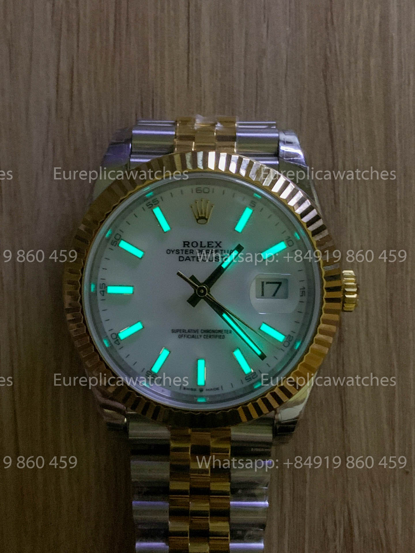 Rolex Datejust 41 M126333 Yellow Oro Rolesor Fluted lunetta versione migliore 1:1 VS Fabbrica
