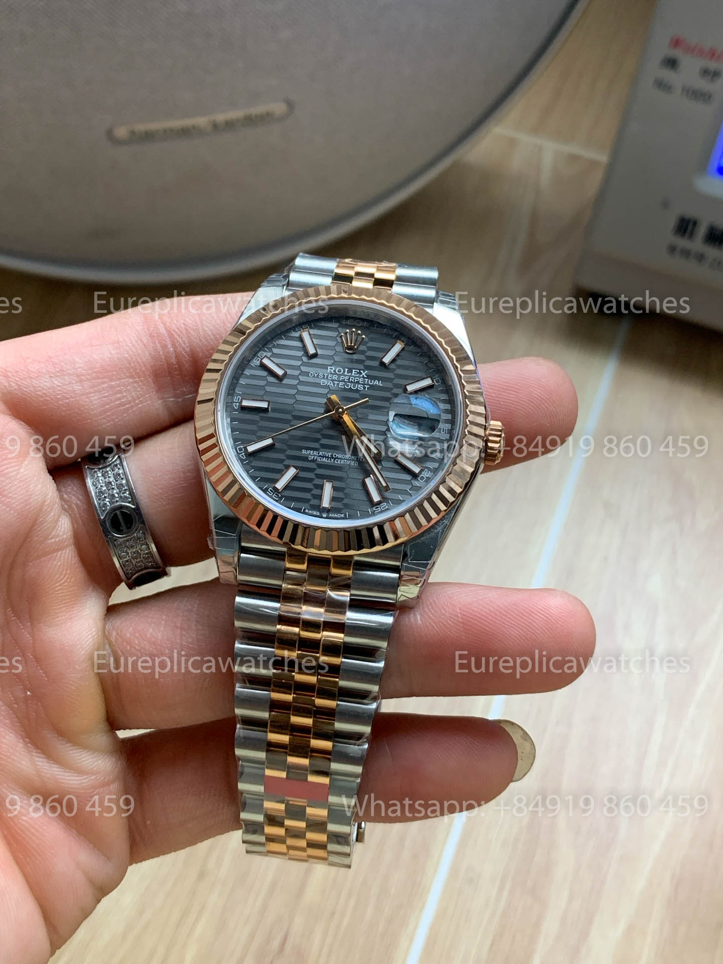 Rolex Datejust 41 M126331-0020 Grigio Motif quadrante versione migliore 1:1 VS Fabbrica