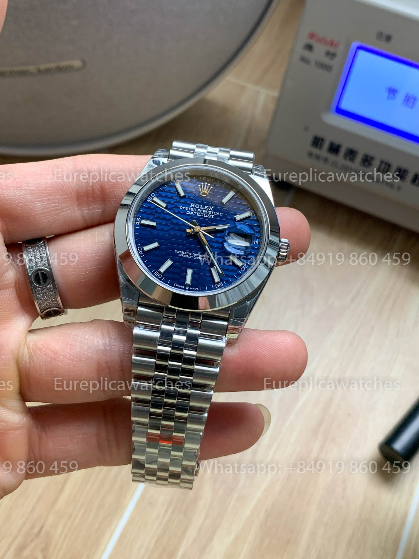 Rolex Datejust 41 M126300-0024 quadrante blu quadrante versione migliore 1:1 VS Fabbrica
