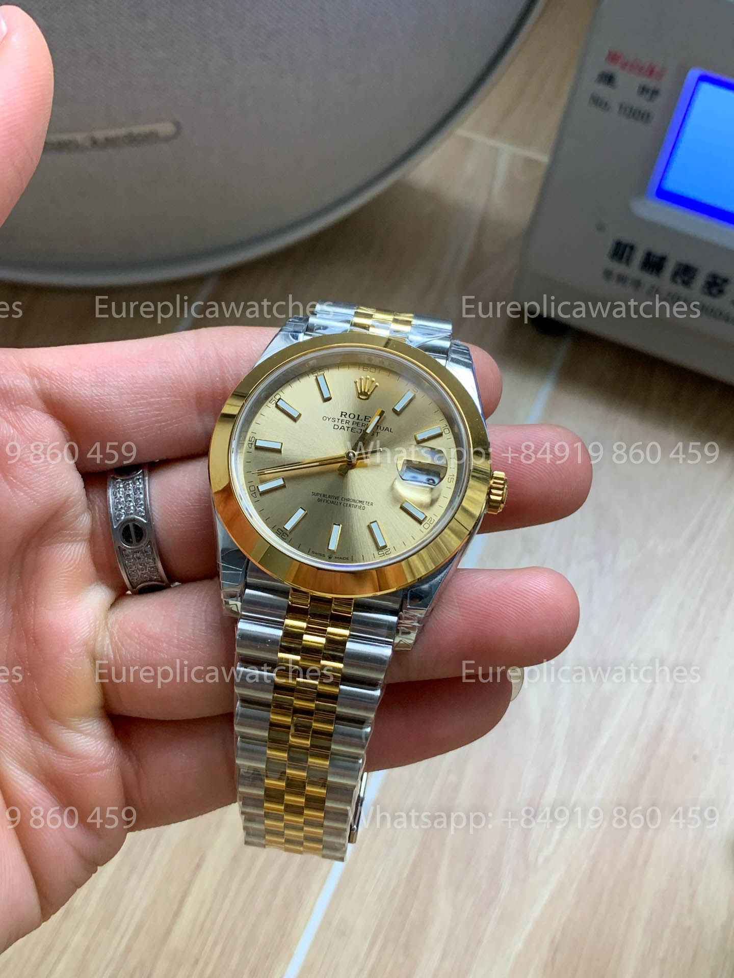 Rolex Datejust 41 M126303-0010 acciaio inossidabile and Oro versione migliore 1:1 VS Fabbrica