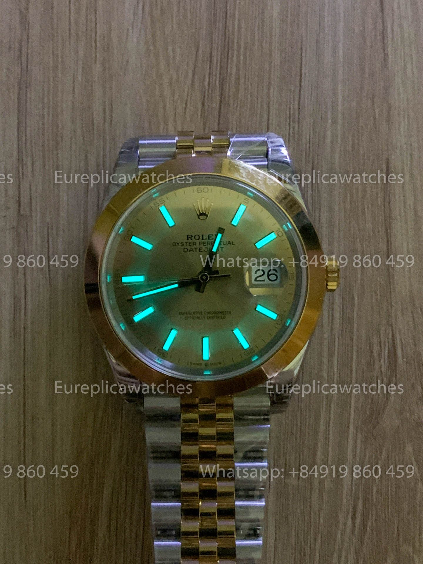 Rolex Datejust 41 M126303-0010 acciaio inossidabile and Oro versione migliore 1:1 VS Fabbrica