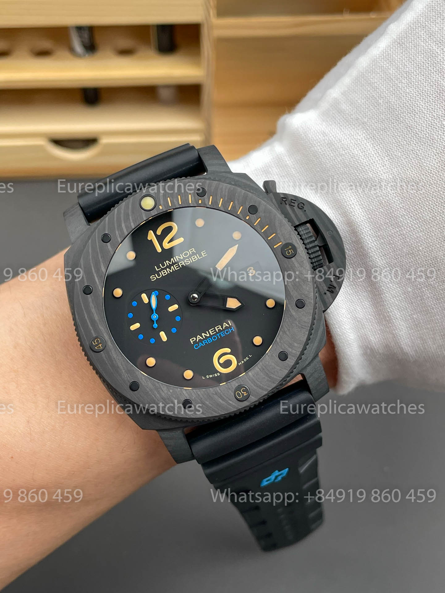 Panerai Luminor Submersible 1950 Carbotech PAM616 - 47mm versione migliore 1:1 VS Fabbrica