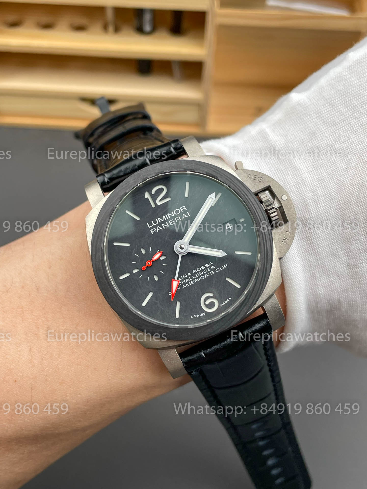 Panerai Luminor Luna Rossa Challenger America's Cup PAM01096 VS Fabbrica versione migliore 1:1