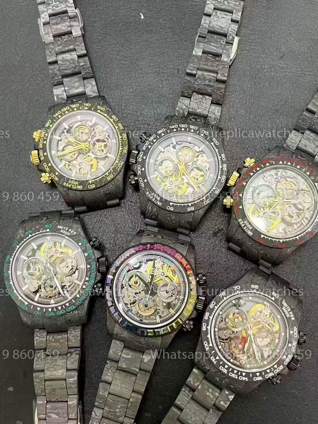 Rolex Daytona Carbonio Shadow in Oro ZIF REMOULD versione migliore 1:1 quadrante nero