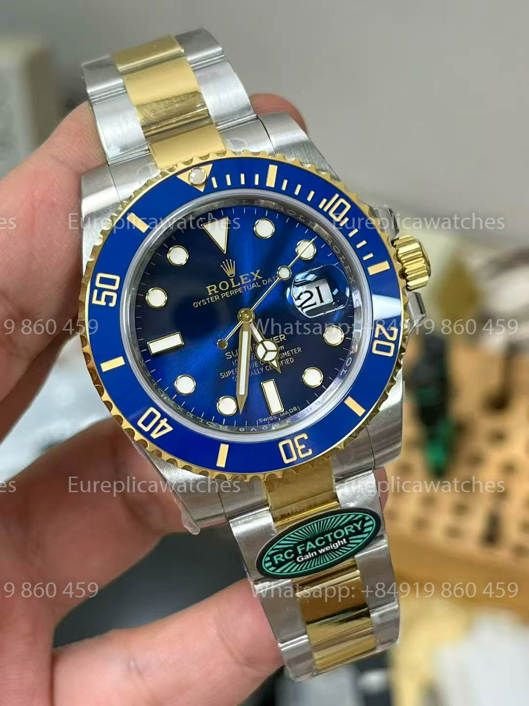 Rolex Submariner M126613LB-0002 41MM versión mejorada 1:1 RC Fabrica Contrapeso Versión