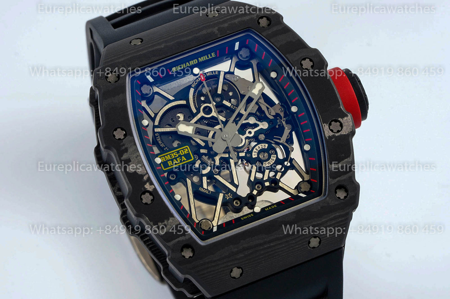 Richard Mille RM35-02 Rafael Nadal Black Carbon TPT versione migliore 1:1 VA Fabbrica