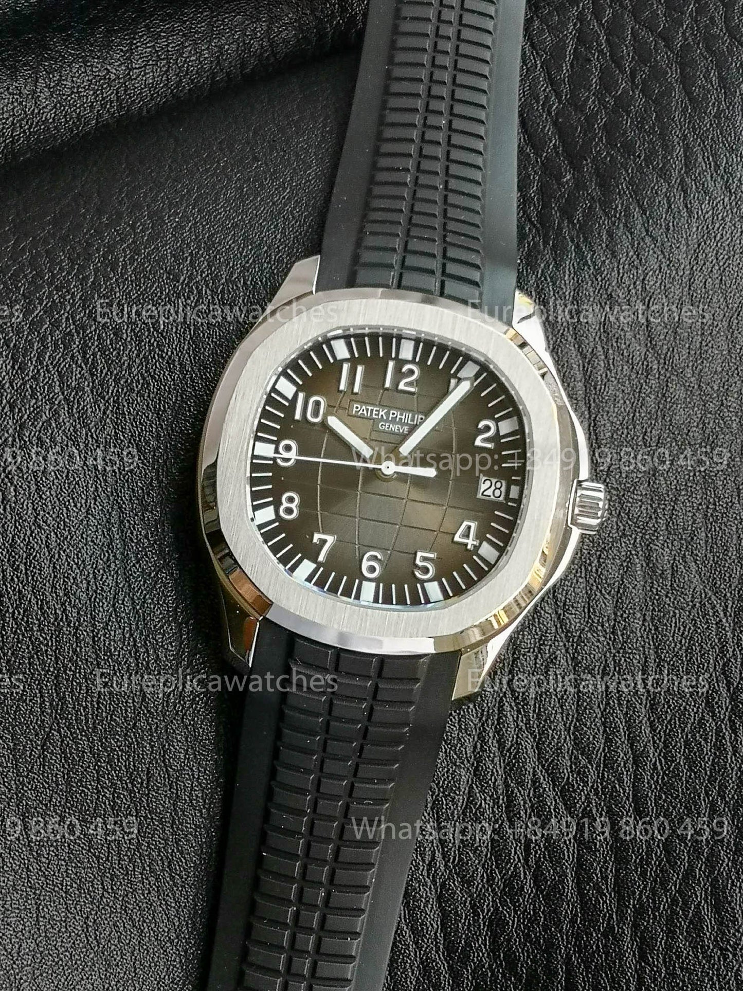 Patek Philippe Aquanaut 5167 Nero Gomma cinturino versão melhor 1:1 BBF Fabbrica Grigio quadrante