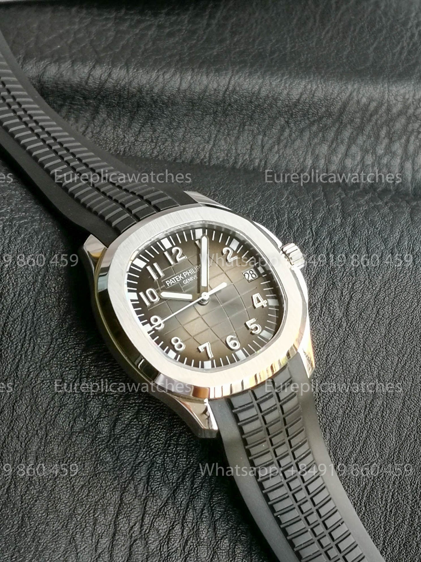 Patek Philippe Aquanaut 5167 Nero Gomma cinturino versão melhor 1:1 BBF Fabbrica Grigio quadrante