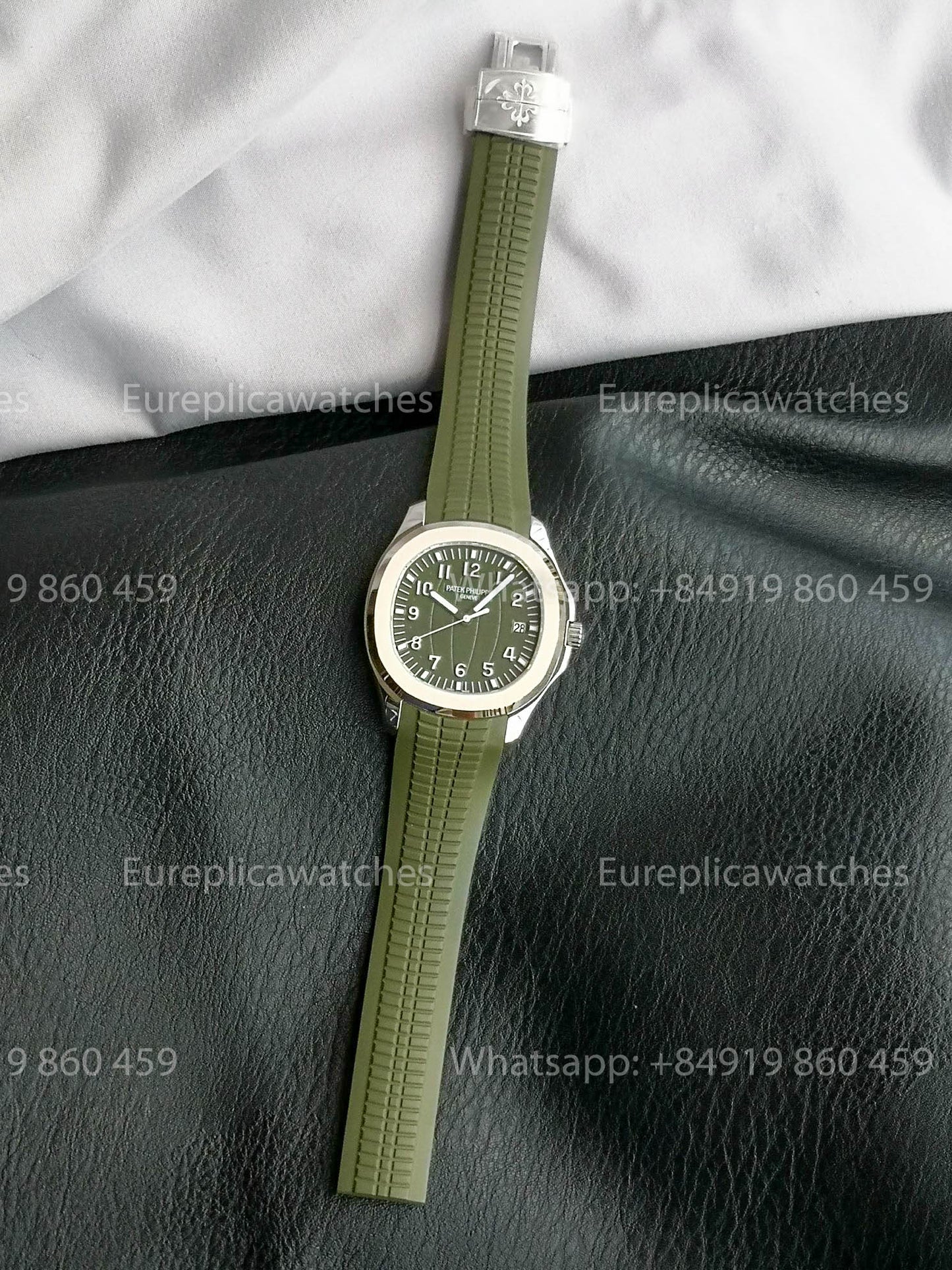 Patek Philippe Aquanaut 5167 Verde Gomma cinturino versione migliore 1:1 BBF Fabbrica quadrante verde