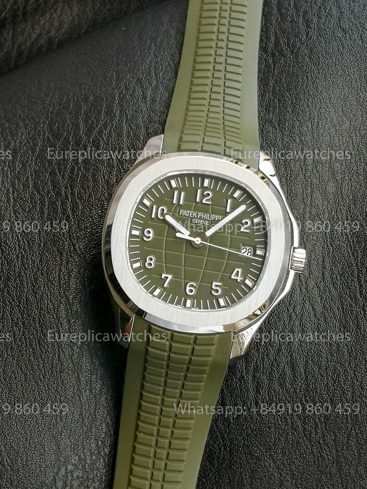 Patek Philippe Aquanaut 5167 Verde Gomma cinturino versione migliore 1:1 BBF Fabbrica quadrante verde