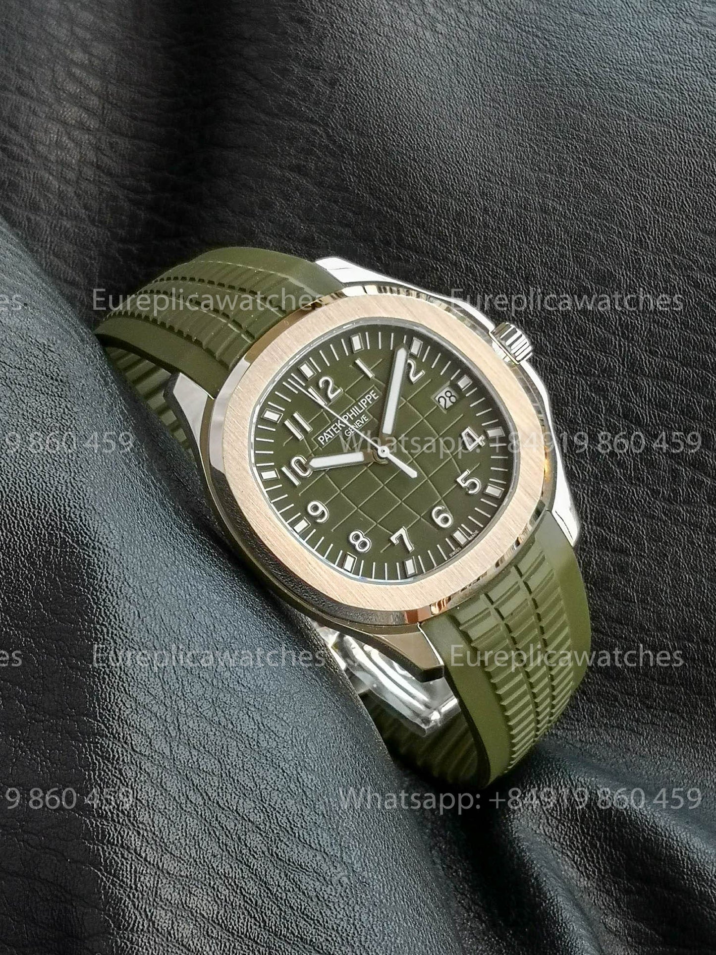 Patek Philippe Aquanaut 5167 Verde Gomma cinturino versione migliore 1:1 BBF Fabbrica quadrante verde