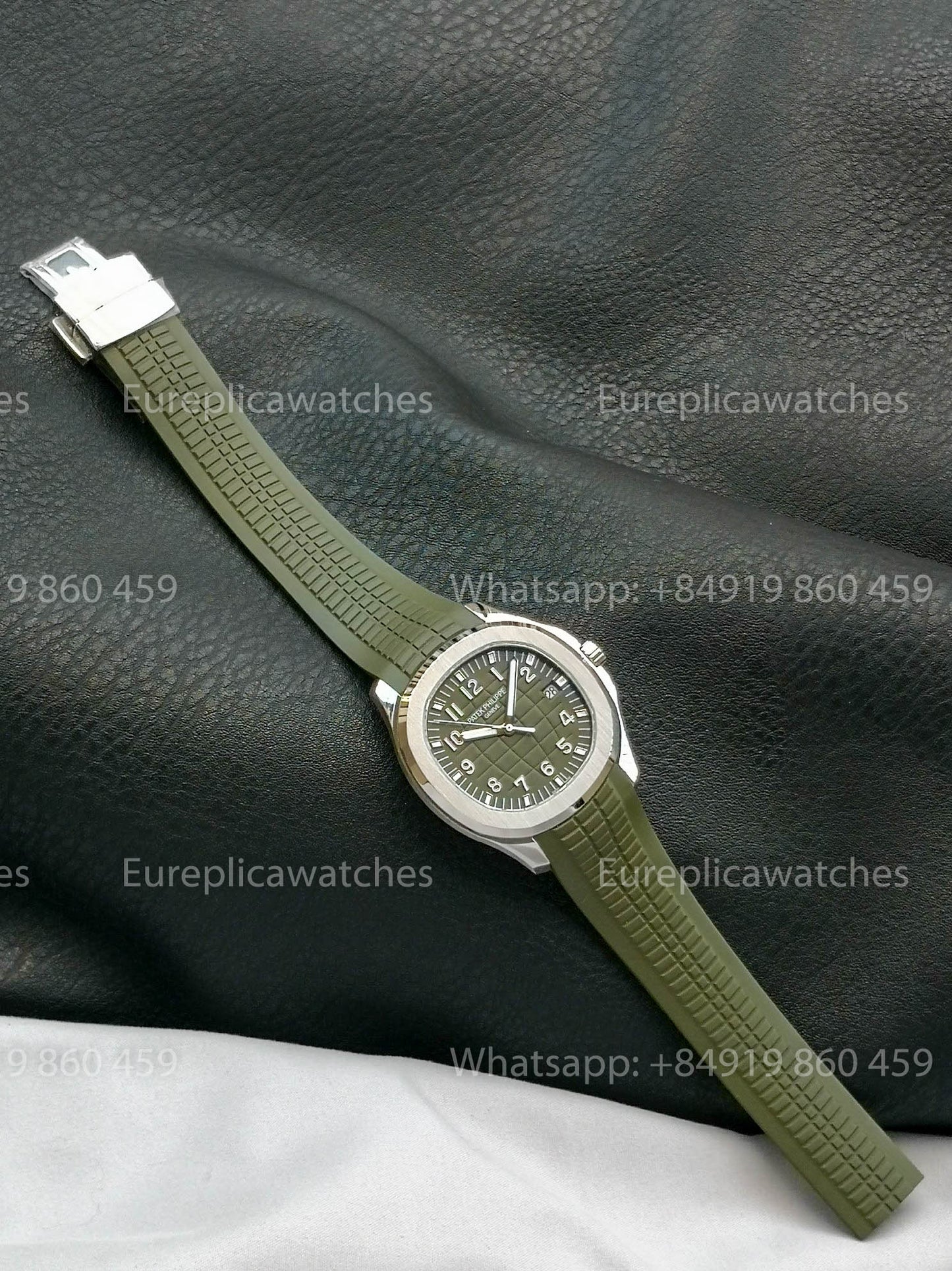 Patek Philippe Aquanaut 5167 Verde Gomma cinturino versione migliore 1:1 BBF Fabbrica quadrante verde