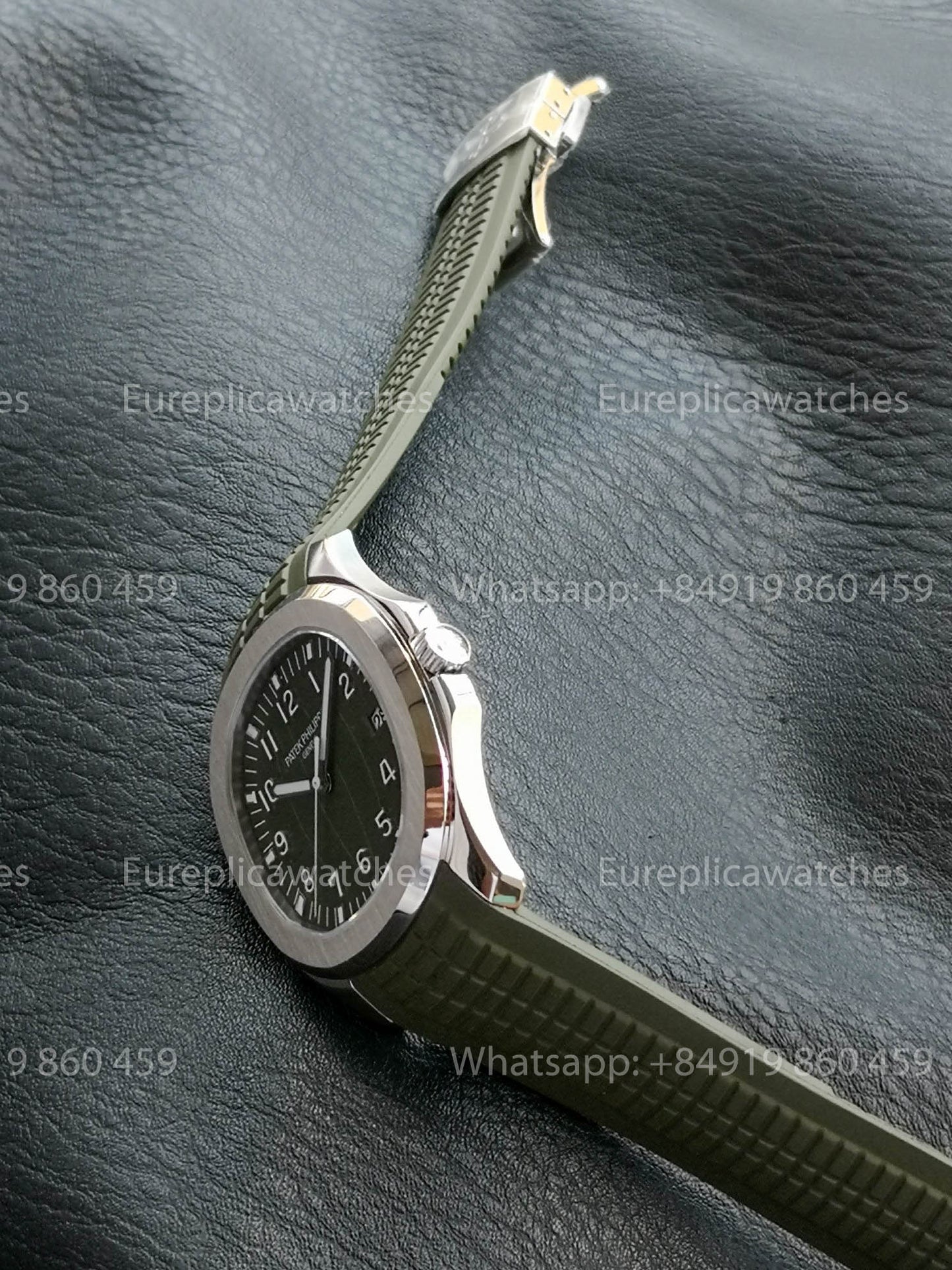 Patek Philippe Aquanaut 5167 Verde Gomma cinturino versione migliore 1:1 BBF Fabbrica quadrante verde