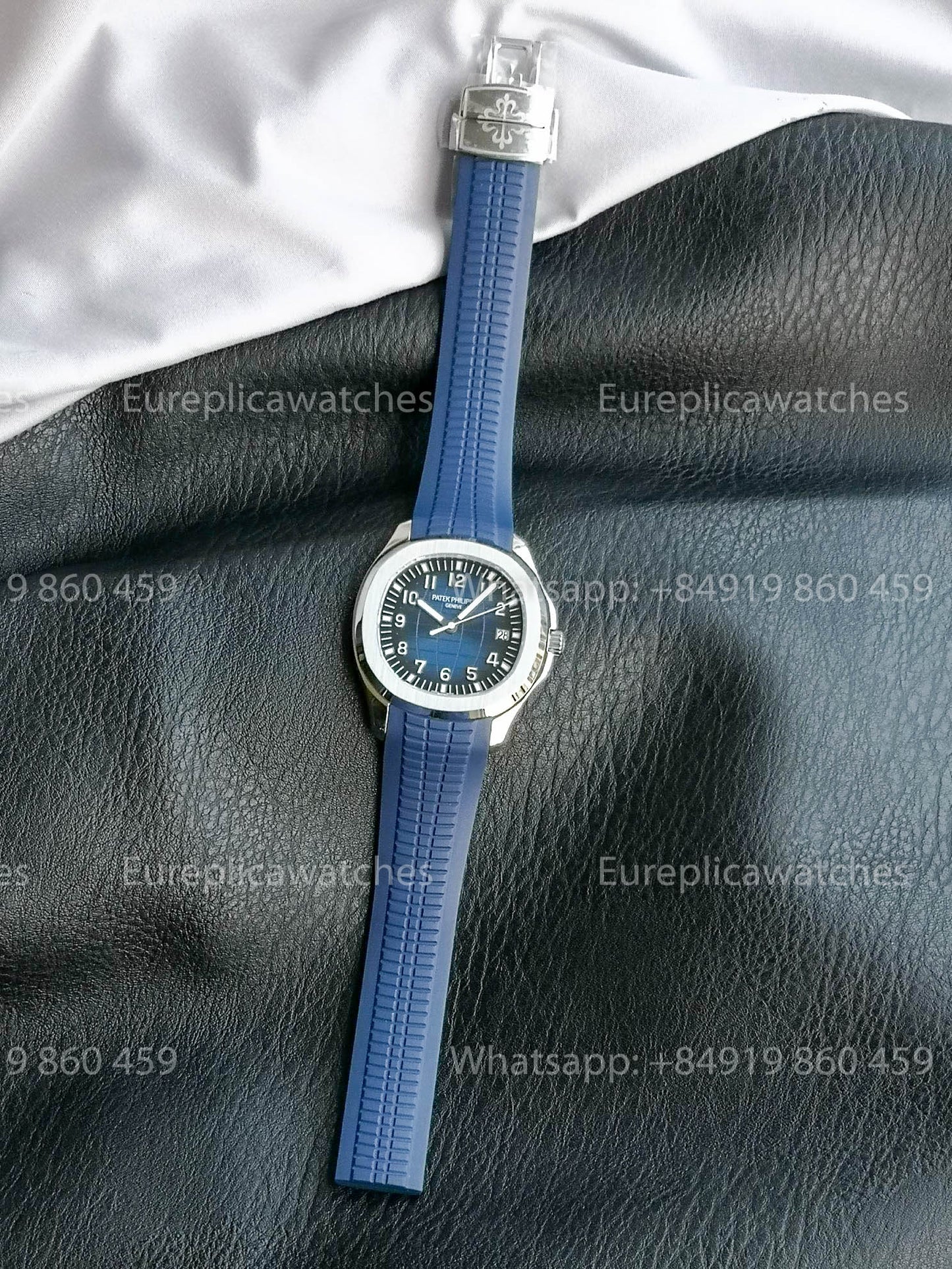 Patek Philippe Aquanaut 5167 Blu Gomma cinturino versione migliore 1:1 BBF Fabbrica quadrante blu