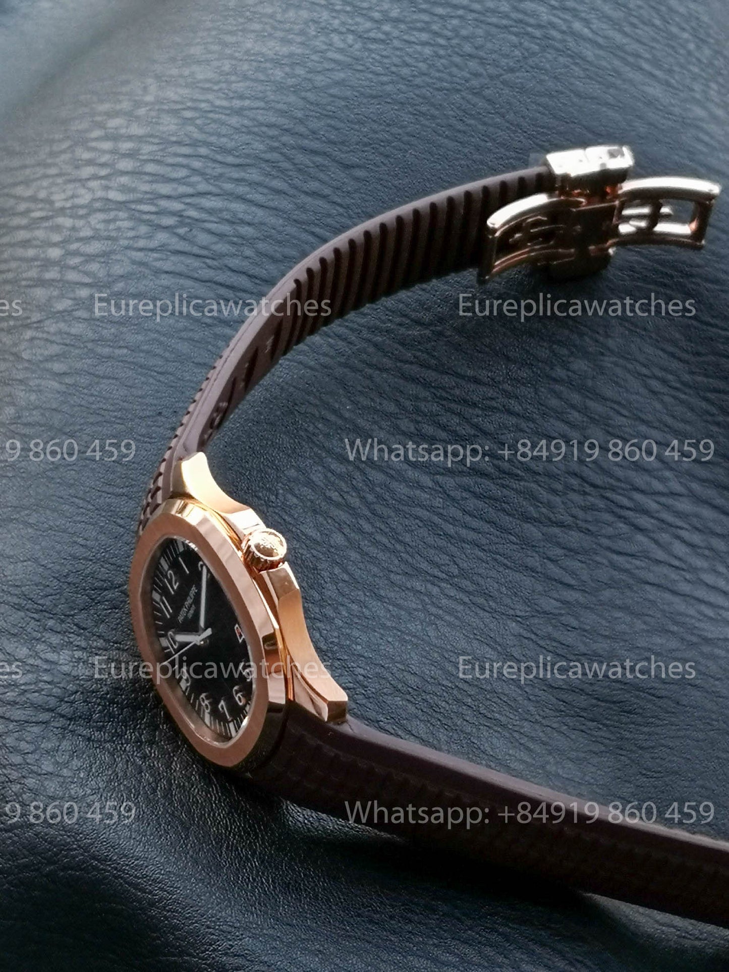 Patek Philippe Aquanaut 5167 Brown Gomma cinturino versão melhor 1:1 BBF Fabbrica Brown quadrante