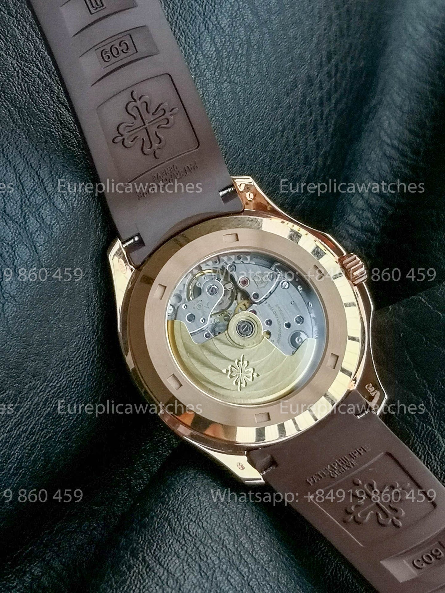 Patek Philippe Aquanaut 5167 Brown Gomma cinturino versão melhor 1:1 BBF Fabbrica Brown quadrante