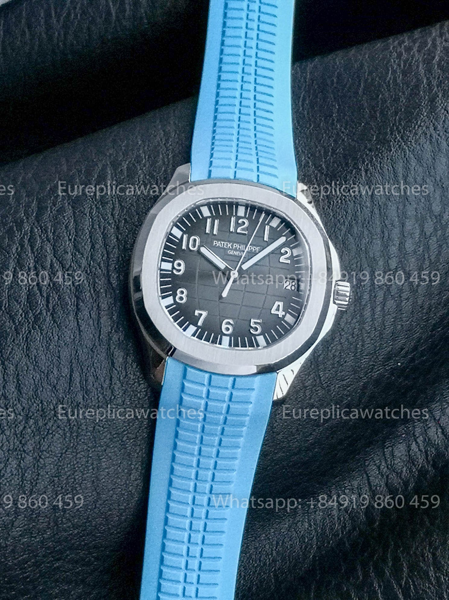 Patek Philippe Aquanaut 5167 Blu Gomma cinturino versão melhor 1:1 BBF Fabbrica Grigio quadrante