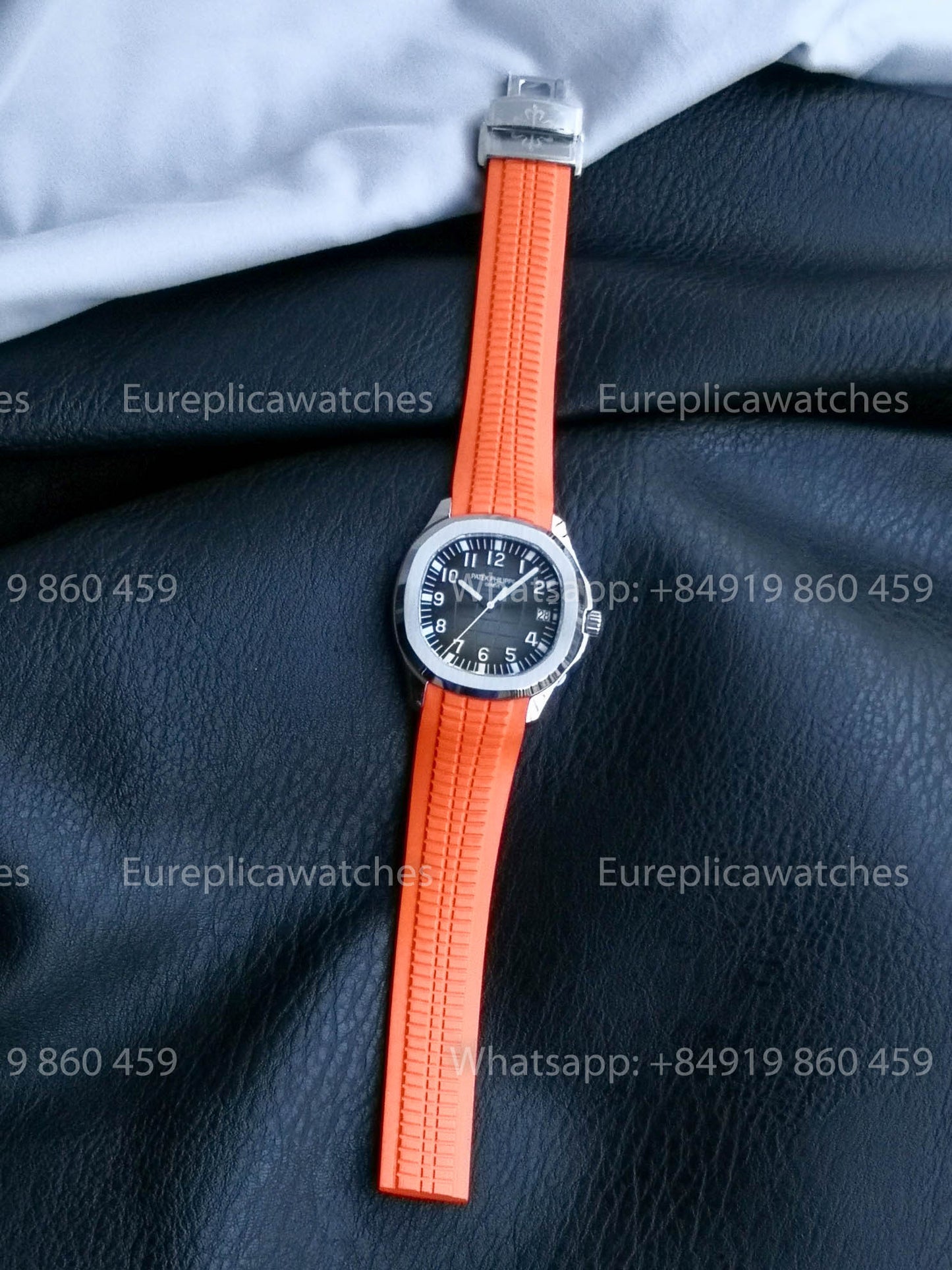 Patek Philippe Aquanaut 5167 Orange Gomma cinturino versão melhor 1:1 BBF Fabbrica Grigio quadrante