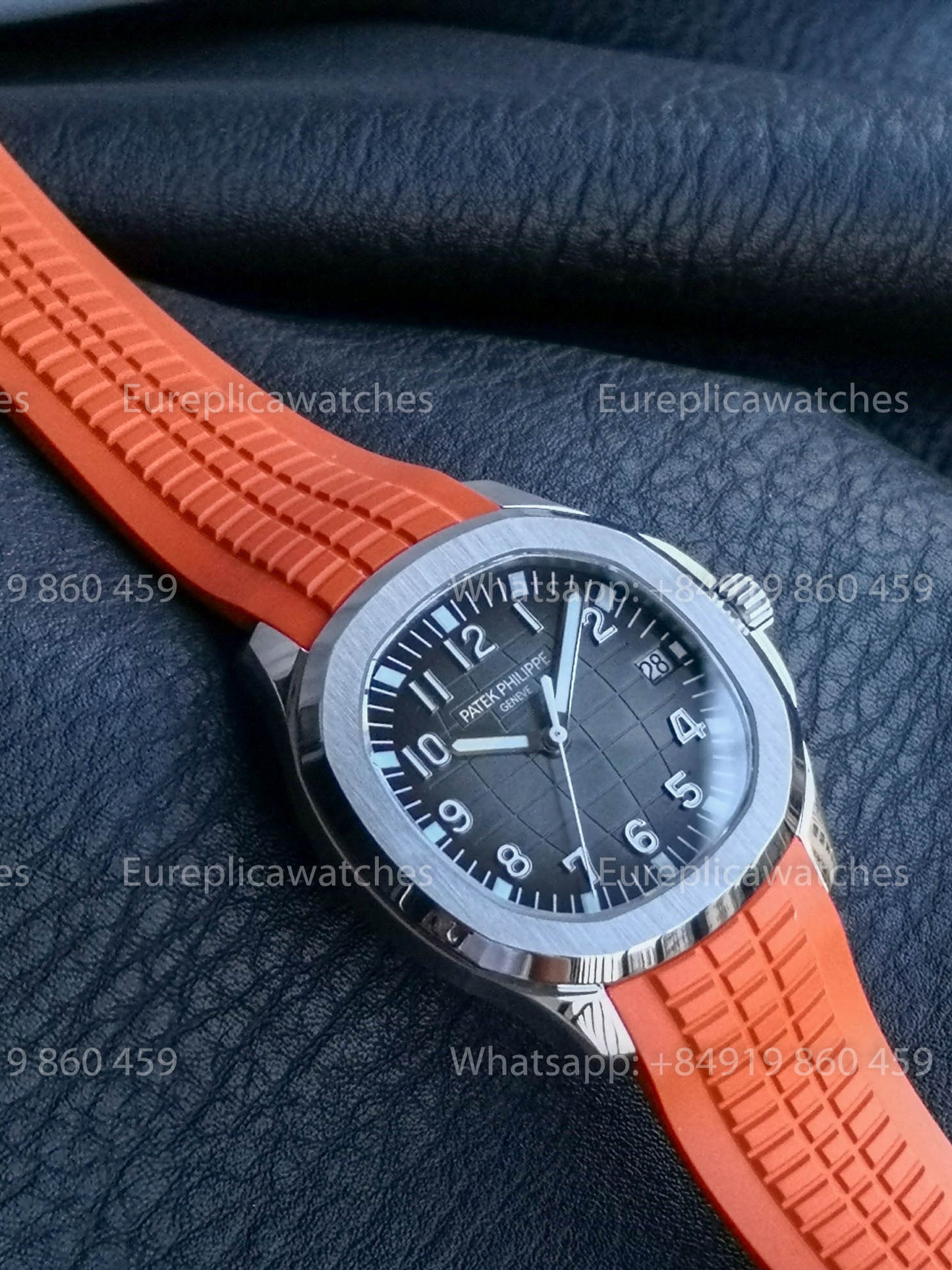 Patek Philippe Aquanaut 5167 Orange Gomma cinturino versão melhor 1:1 BBF Fabbrica Grigio quadrante