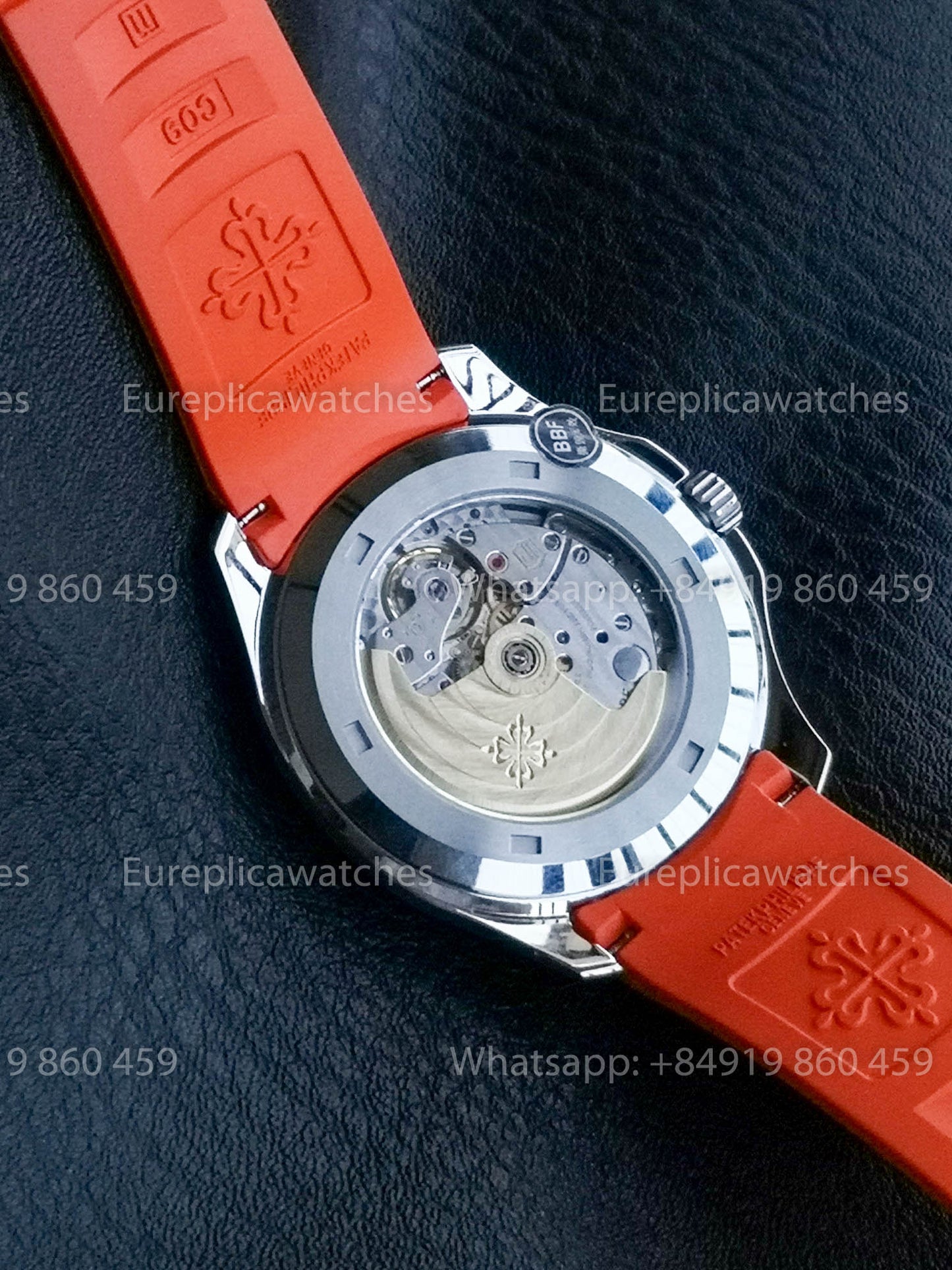 Patek Philippe Aquanaut 5167 Orange Gomma cinturino versão melhor 1:1 BBF Fabbrica Grigio quadrante