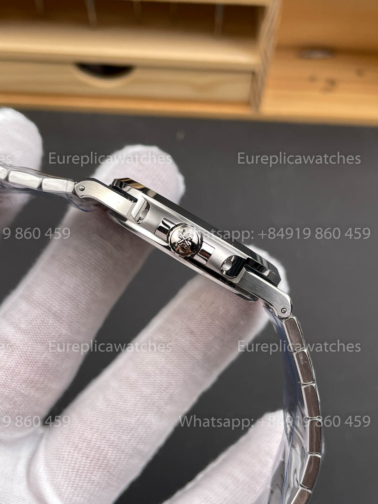 Patek Philippe Nautilus 5711/1A-010 DDF Fabbrica versione migliore 1:1 quadrante blu