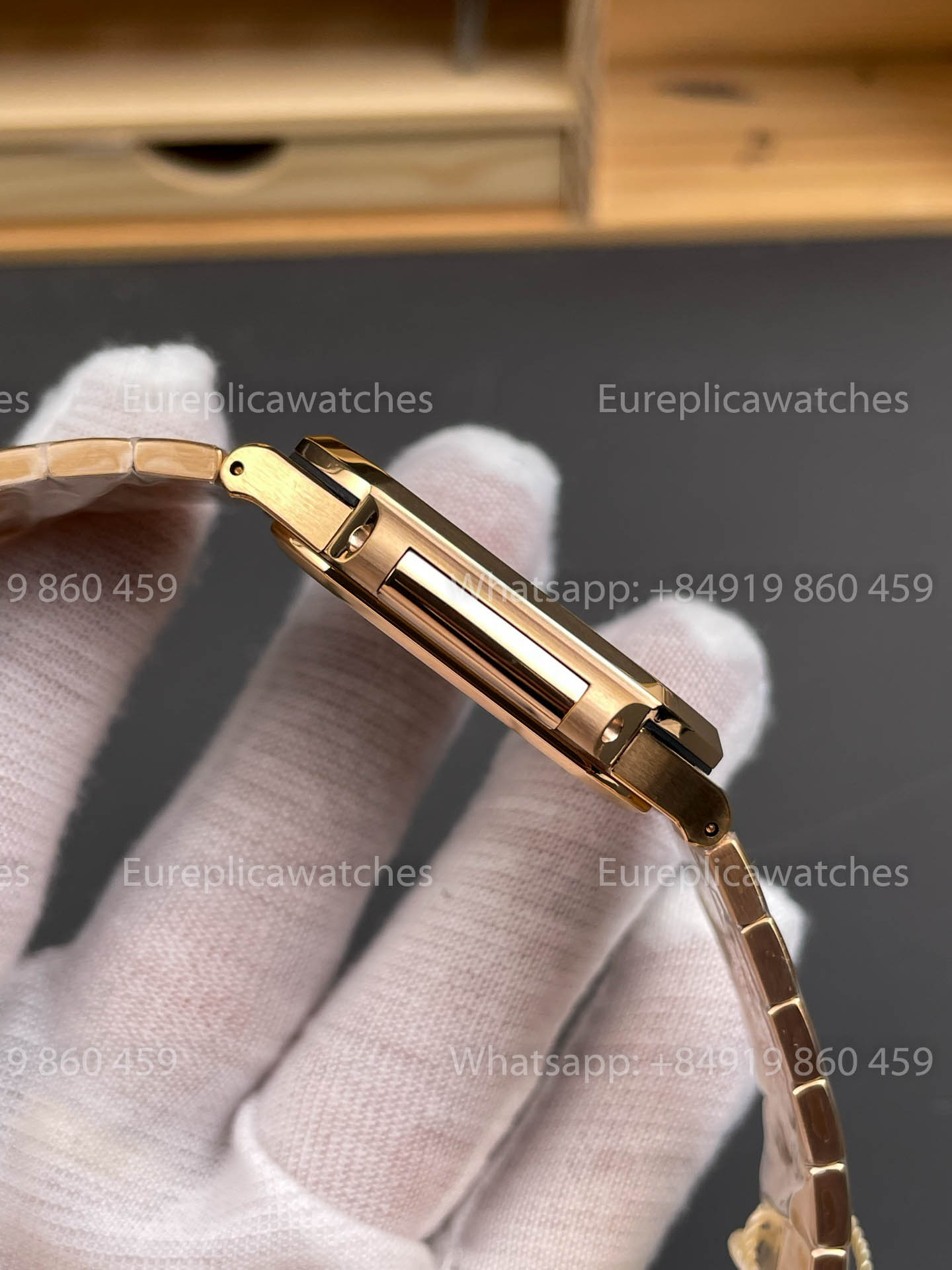 Patek Philippe Cubitus Series 5821 Rose Gold versão melhor 1:1 PPF Fabbrica