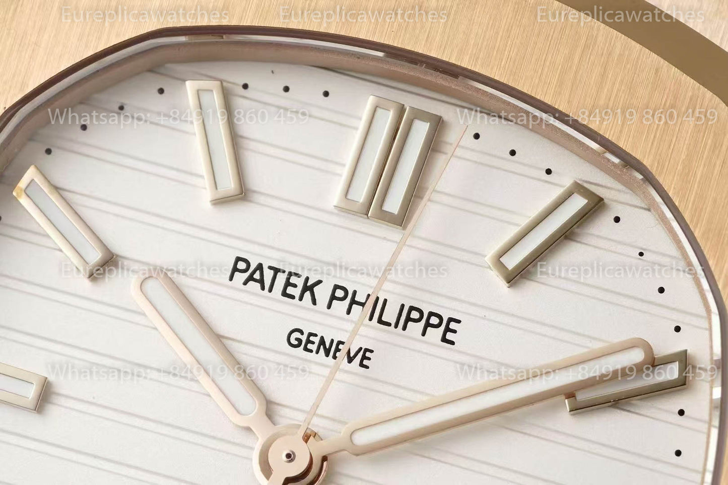 Patek Philippe Nautilus 5711J-001 Rosa Oro versione migliore 1:1 DDF Fabbrica quadrante bianco