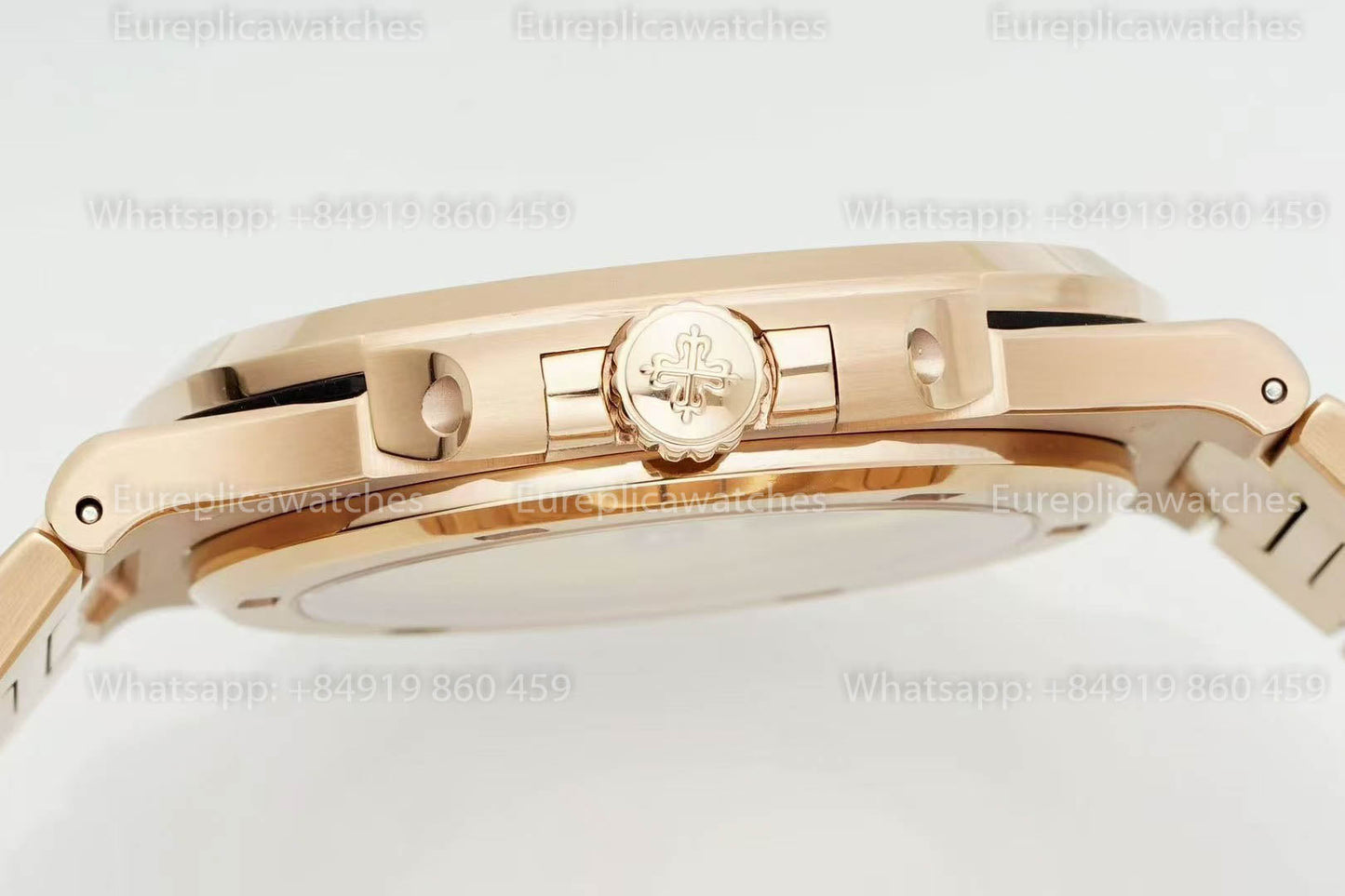 Patek Philippe Nautilus 5711J-001 Rosa Oro versione migliore 1:1 DDF Fabbrica quadrante bianco