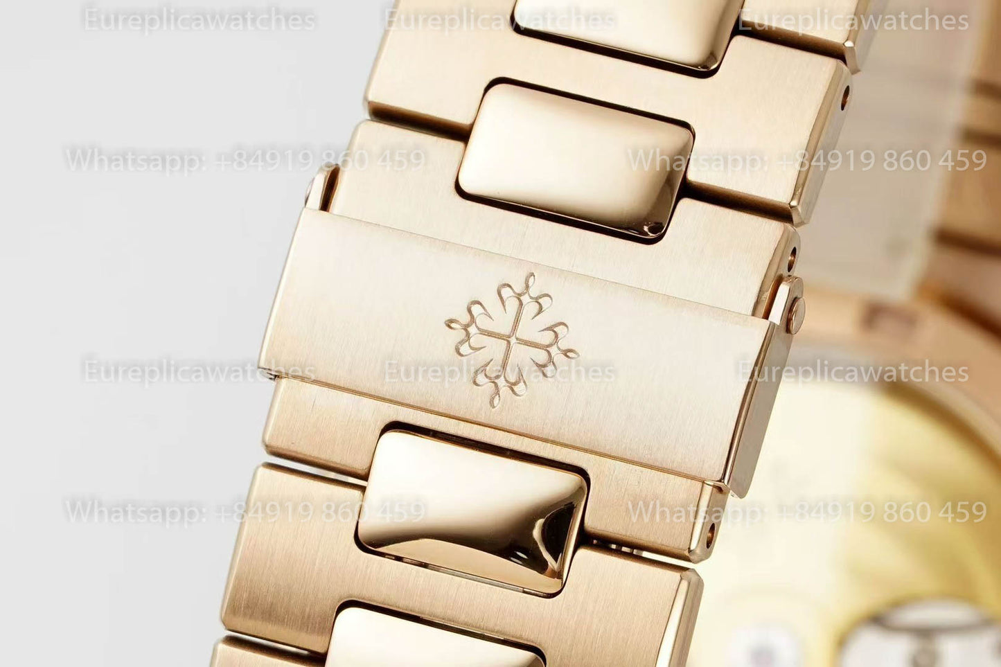 Patek Philippe Nautilus 5711J-001 Rosa Oro versione migliore 1:1 DDF Fabbrica quadrante bianco