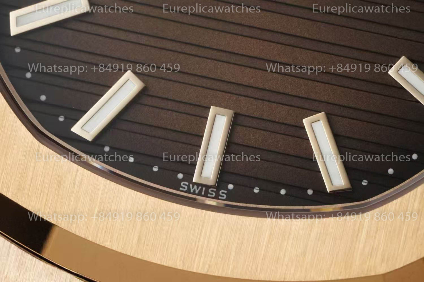 Patek Philippe Nautilus 5711R-001 Rosa Oro versione migliore 1:1 DDF Fabbrica Brown quadrante