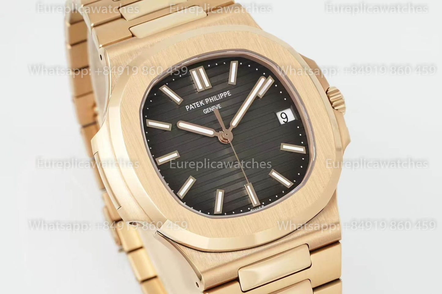 Patek Philippe Nautilus 5711/1R-001 Rosa Oro versione migliore 1:1 DDF Fabbrica Grigio quadrante