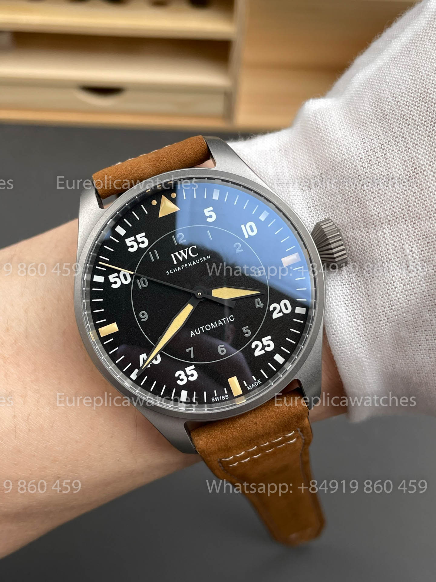 IWC Big Pilot’s Watch 43 Spitfire IW329701 – M+ Factory 1:1 Best Version 8N24 Movement