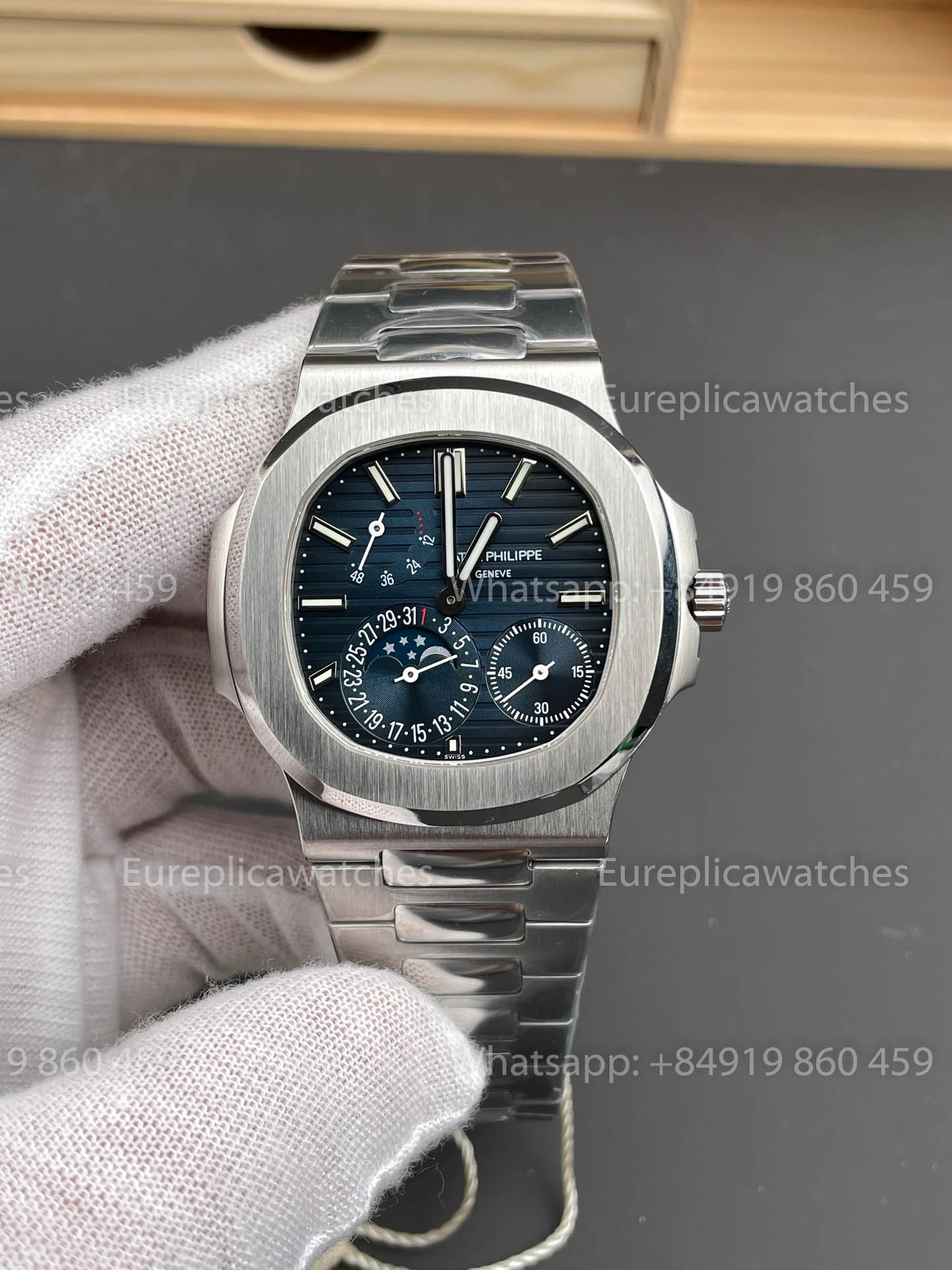 Patek Philippe Nautilus 5712/1A-001 Blue Dial 1:1 Best Version PPF Factory V3