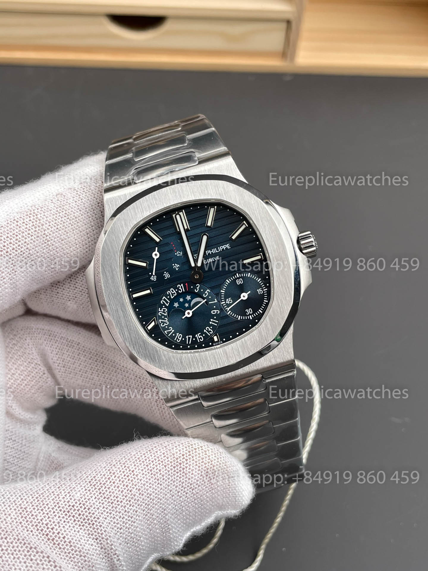 Patek Philippe Nautilus 5712/1A-001 Blue Dial 1:1 Best Version PPF Factory V3